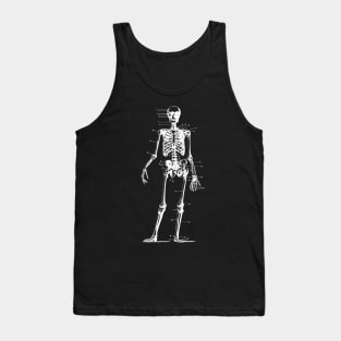 Medical Textbook Human Skeleton II Tank Top